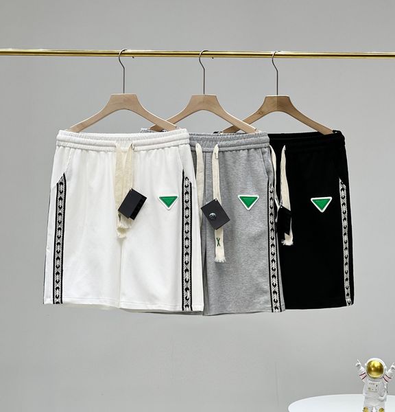 

2022 mens shorts pant classic street sweatpants summer fabric 65% polyester 32% cotton 3% spandex breathable summer lightweight comfortable, White;black