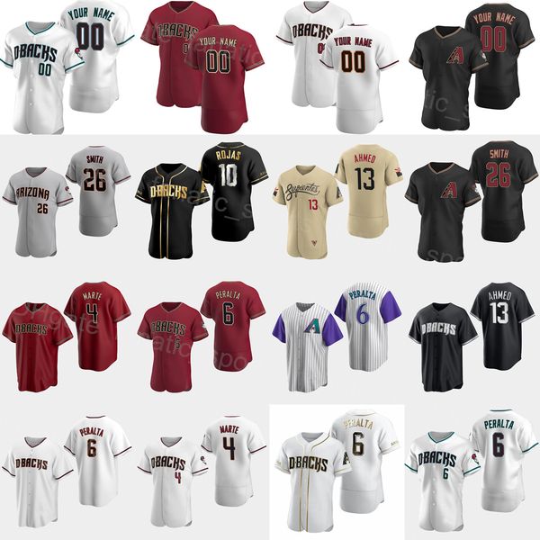 

baseball 26 pavin smith jersey 6 david peralta 10 josh rojas 13 nick ahmed 53 christian walker 4 ketel marte pullover flexbase cool base tea, Blue;black