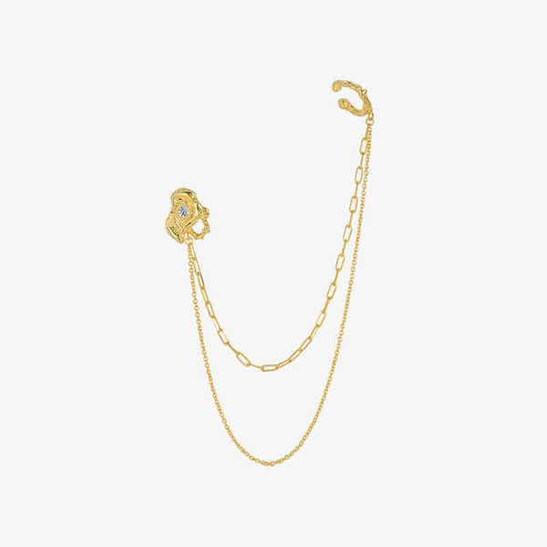 

charm enfashion irregular drop earrings for women gold color dangle earring fashion jewelry wedding boucle oreille femme e211283 220316, Golden