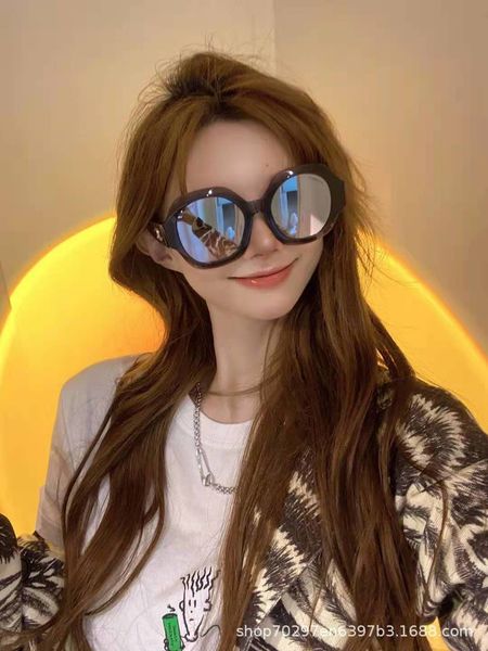 

new designer sunglasses 2022 new ch5404 sunglass oval frame ing, White;black