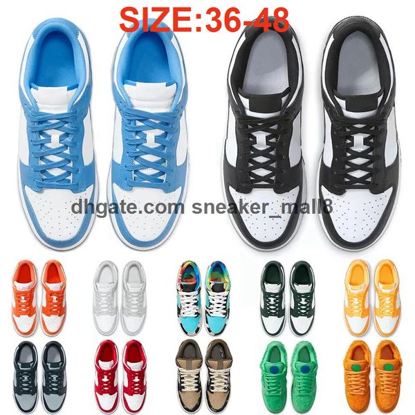 

2022 sb dunks lows casual shoes mens womens triple pink panda mummy unc team green pandas men women trainers outdoor sports sneakers walking