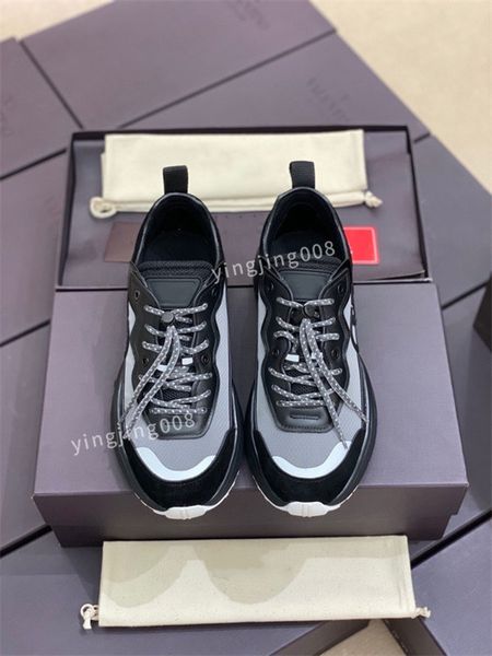 

sneaker casual shoes real leather shell sneakers trainers stripes shoe fashion trainer for man woman size35-45, Black