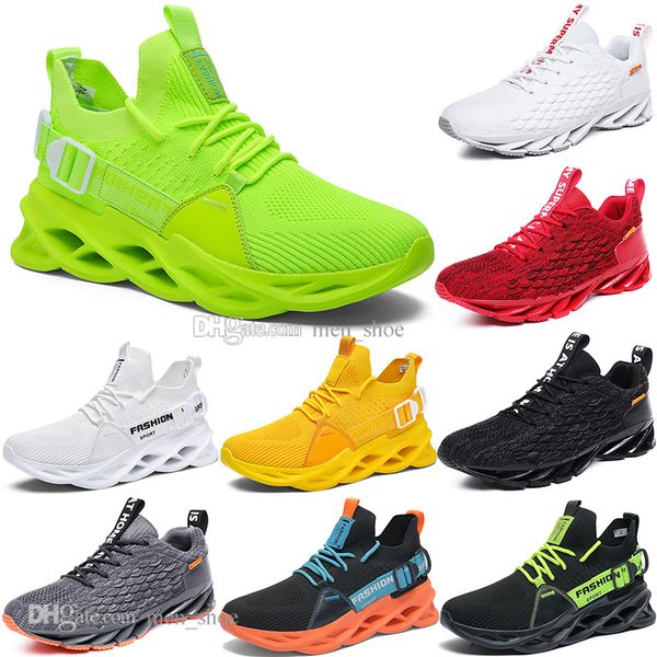 

men running shoes black white fashion mens women trendy trainer sky-blue fire-red yellow breathable casual sports outdoor sneakers style #20