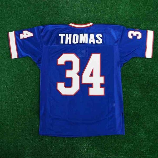 Chen37 rara maglia da calcio uomo donna giovanile vintage Thurman Thomas 1994 MAGLIE taglia S-5XL personalizzata qualsiasi nome o numero