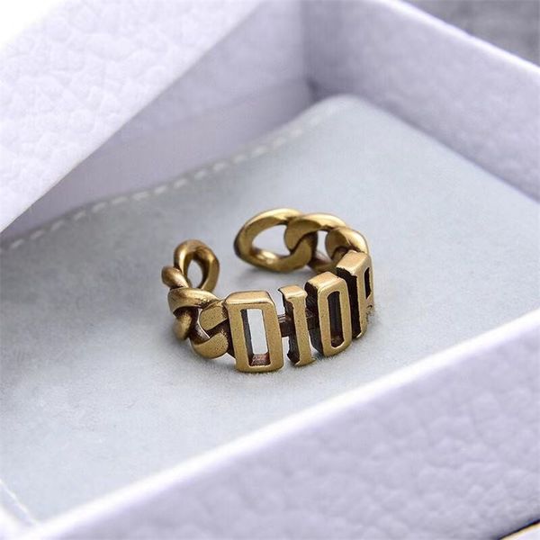 

16% off jewelry the new house letter net red same brass open ring female, Silver