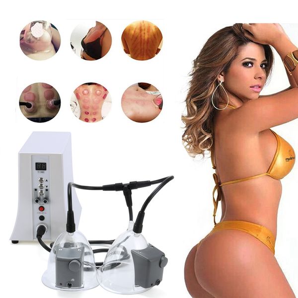 

slimming and sculpting cupping set big size cup breast enhancer massager vaccum suction cups therapy butt lift machine