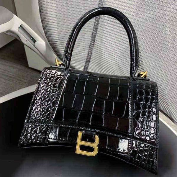 

handbags designer balencaigass bags hourglas 2022 new fashion alligator bshaped bag summer versatile handbag one shoulder messenger k4qy