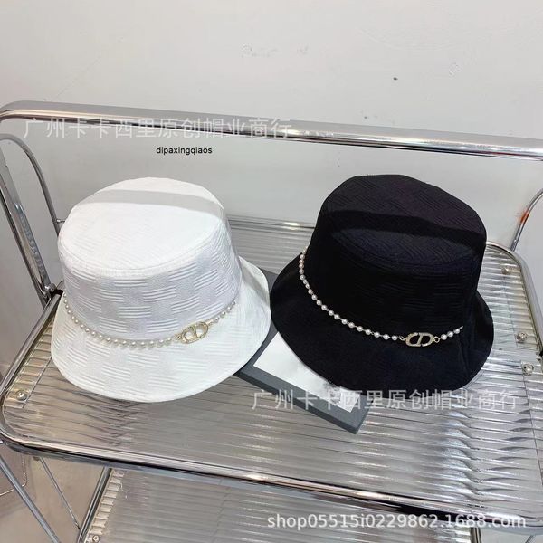 

designer christian ball caps baseball d family correct version 22 spring and summer new chain threedimensional jacquard black white fashion, Blue;gray