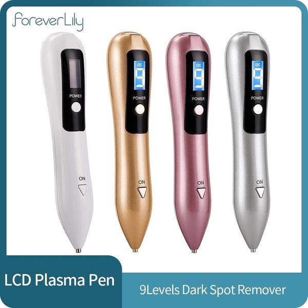 

lcd plasma pen laser tattoo mole removal machine rechargeable face care skin tag removal freckle wart dark spot remover 220415
