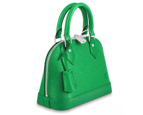 

2022ss bag vernis neo epi autruche menthe alma bb women luxury designer shoulder bags handbag genuine leather fashion lady chain shell