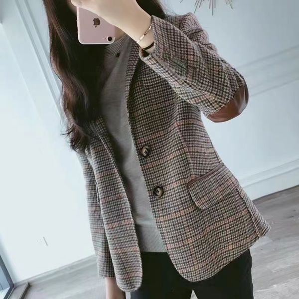 

m901 womens suits blazers autumn and spring casual slim woman jacket fashion lady office suit pockets business notched coat high quality, White;black