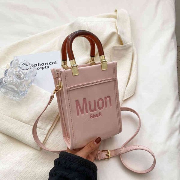 

bags for female 2022 new vertical portable letter small square bag simple and fashionable single shoulder messenger handbag small cell phone