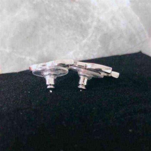 

new 925 sterling silver earring hollow words stud earrings for women compatible jewelry 2021 h1027270m, Golden