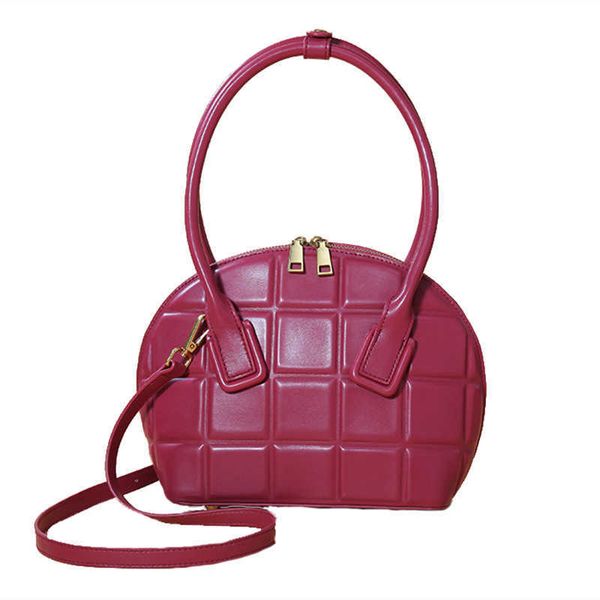

showecomfort01 store niche design shell bag 2022 new fashion women's bag lingge chain messenger niche net red hand shoulder bag