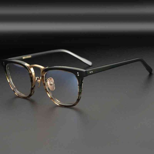 

zhongjin titanium beam personality square thick frame big face full frame men's plate tide myopia glasses frame, White;black