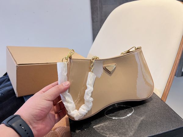 

toles bags cleo underarm patent leather shoulder packet hobo lady 26*4*15