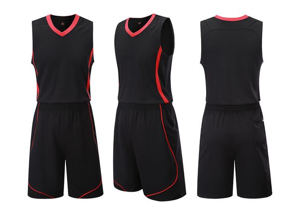 

ns004 basketball short sport wears athletic outdoor apparel college jersey, Black