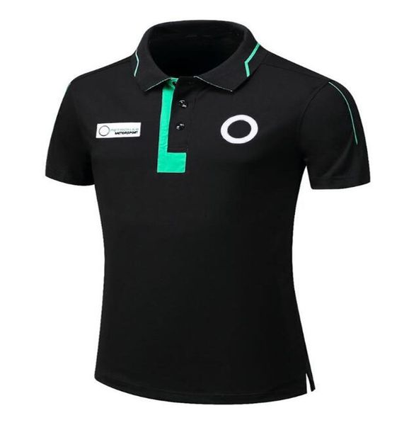 

new f1 formula 1 team lapel t-shirt 2022 summer team polo jersey