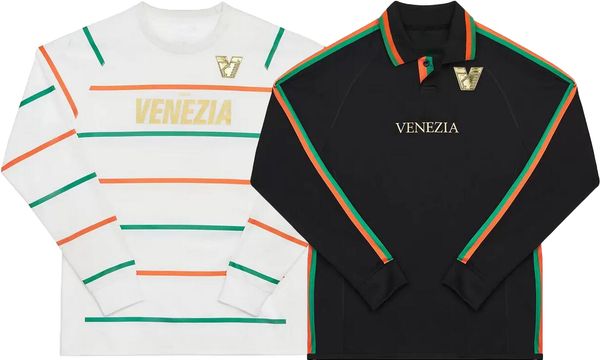 

soccer jerseys long sleeve customized 22-23 venezia thai quality shirtsn aramu 10 local forte 11 mazzocchi 7 kingcaps online store yakuda, Black;yellow