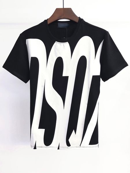 

dsqsury 2022ss new mens designer t shirt paris fashion tshirts summer dsq t-shirt tees male 100% cotton st883, White;black