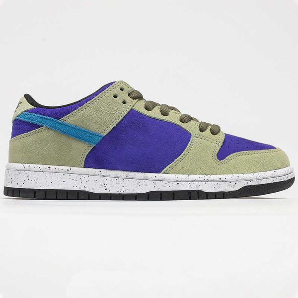 

one 1 mens casual shoesskateboard shoe celadon blue khaki designer independent brand women men high low trainer platform sneaker, Black