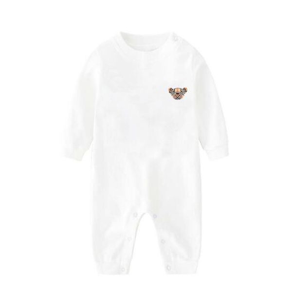 

100% cotton baby romper newborn jumpsuit spring autumn new long sleeve o-neck baby one-pieces clother, Blue