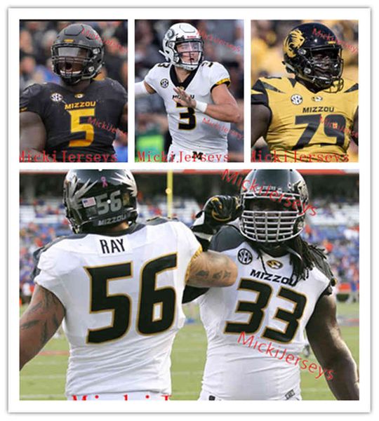 

xflsp 2022 college custom missouri tg football jersey 0 tre williams jerseys 2 ennis rakestraw jr. 9 tyree gillespie 24 ishmael burdine 92, Black