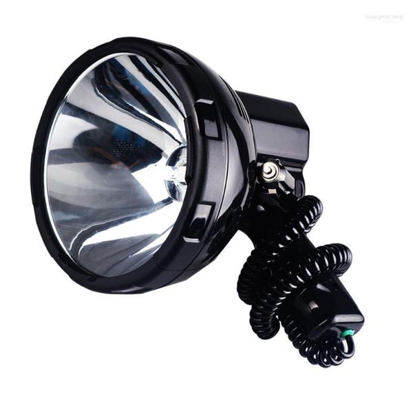 Фонарики факелы яркий портативный HID Spotlight 35-220W Xenon Search Light Hunting 12V Searchlight Высококачественная ABS Shell