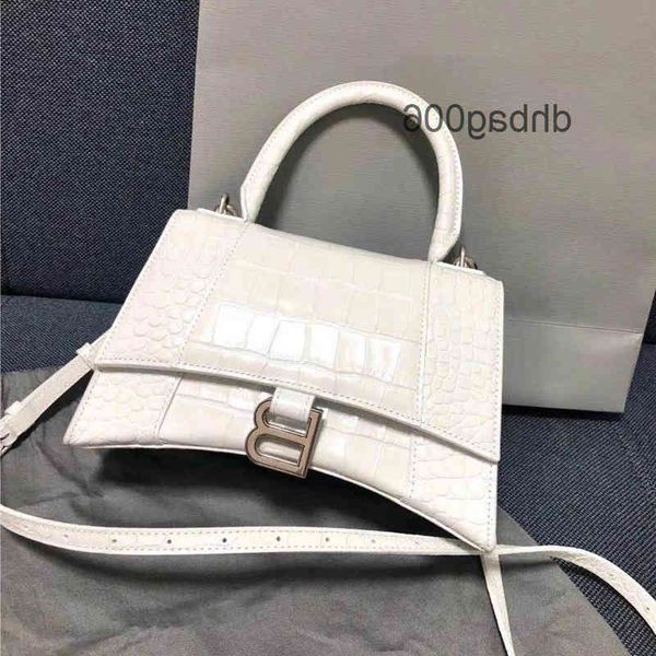 

balenciga handbag designer bags fashion trend b home letter buckle 2022 crocodile hourglass mini cowhide one shoulder messenger pgr1 crossbo