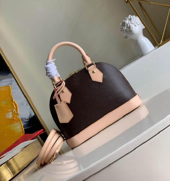 

2021 Women Shoulder CrossBody Bags Luxurys Designers messenger Shell Bag Mini Leather handbags ALMA BB Female wallet