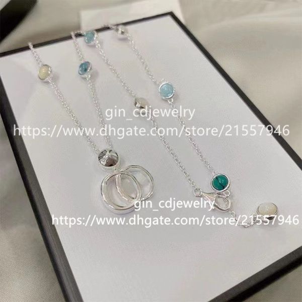 

luxury designer fashion letter ancient silver ladies bracelet net red couple birthday wedding engagement gift