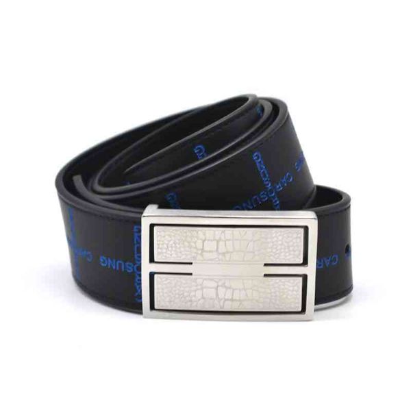 

custom laser printed letter belts digner black genuine leather sier stainls steel crocodile plate buckle belt, Black;brown