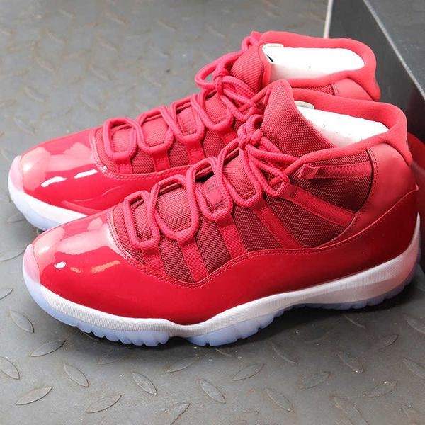 

jumpman 11 basketball shoes gym red 11s designer fashion sport running shoe size:us5.5-13, Black