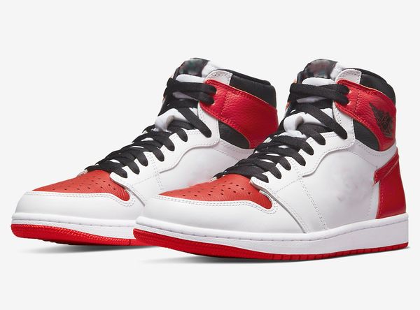 

shoes authentic 1 high og heritage men women basketball white university red black 1s chicago retro outdoor sports sneakers