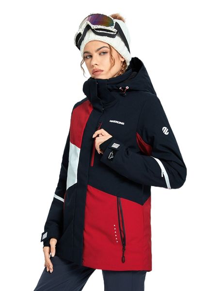 

sportlife breathable waterproof letter graphic colorblock drawstring hooded lint cotton sports jacket s8ie#, Gray