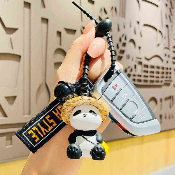 

personalized keychain little buddy key chain straw hat schoolbag pendant hand rope buckle genuine creativity exquisite accessory keychains k, Slivery;golden
