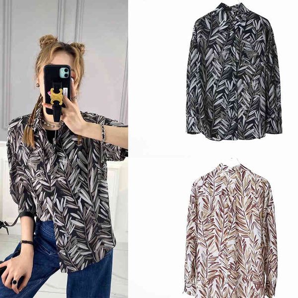 

women's polos p530590 b silk 100 printed shirt women's yuan, White
