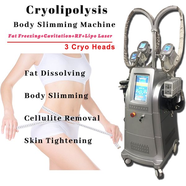 Kryolipolyse-Schlankheitsmaschine, Fettgefrieren, Vakuumtherapie, Gewichtsverlust, Lipo-Laserdiode, 650 nm Wellenlänge, vertikales Instrument