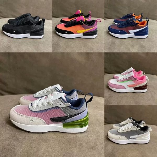 

waffle one youth kids running shoes the great unity active fuchsia infant newborn baby trainer rawdacious midnight navy toddler sneaker ps b, Black