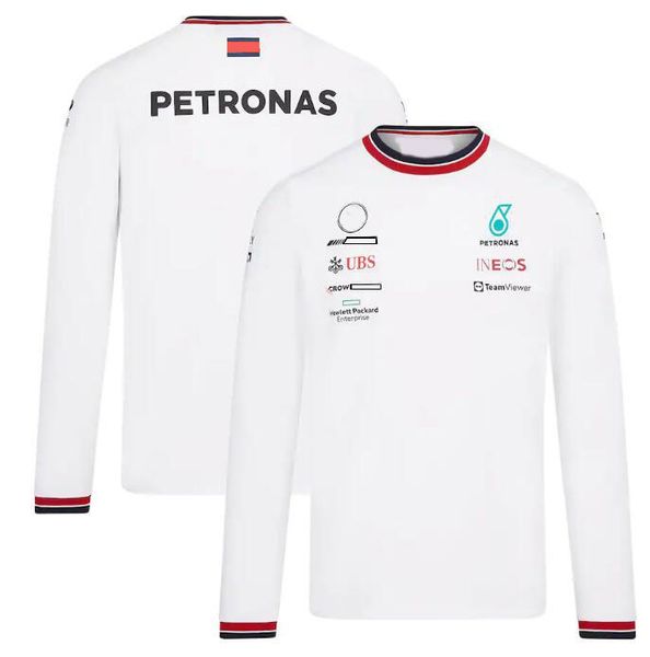 

2022new f1 racing long-sleeved t-shirt team jersey with the same custom