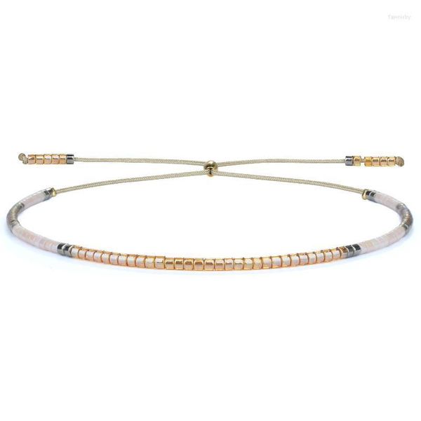 Braccialetti di fascino KELITCH Miyuki Donne In Rilievo Boho Tribale Braccialetto Fatto A Mano Amici Classici Gioielli Corda Ordito Braccialetti Fawn22