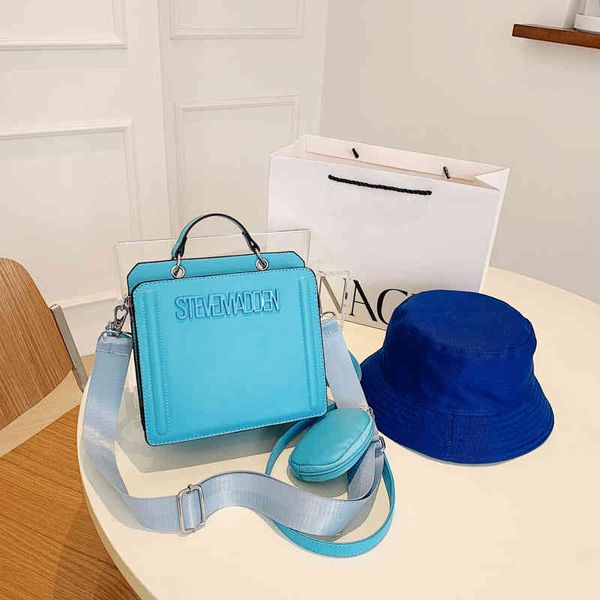 

women's new handbag large capacity color single shoulder msenger letter set2022 luxury brand fashion design versatile ladies bags