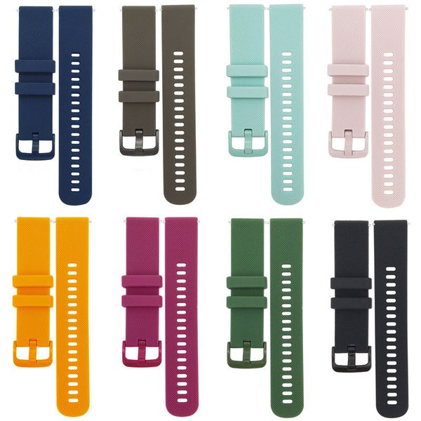 Cinturini universali in silicone da 16 mm Bracciale intelligente per orologio Cinturino in silicone per donna Uomo Cinturini sportivi impermeabili Accessori