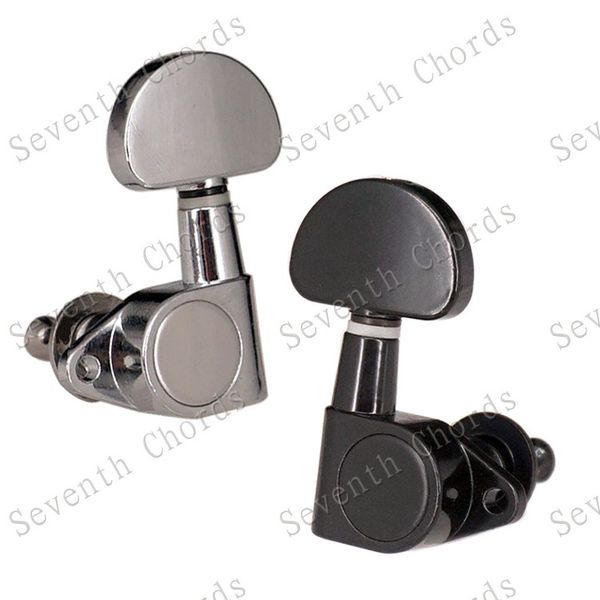 

right angle screw hole sealed-gear acoustic electric guitar string tuning peg tuners machine head -big semicircle button