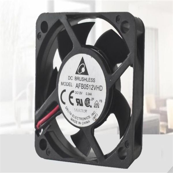 Delta Fan AFB0512VHD 5020 12V 0,24A 5CM Двухпроводной/трехпроводной вентилятор сервера с двойным мячом