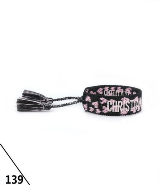 

fashion adjustable designers bracelet luxury woven friendship rope bangle brand women vintage braided men embroidery tassel bracelets jewelr, Golden;silver