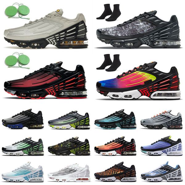 

tn plus 3 running shoes men trainers rainbow bone black laser blue multi tns shoe graphic prints women sneakers sports graphy pack leather o