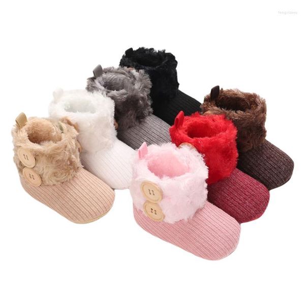 Сапоги Baby Girls Snow Ske Soft Sole-Anty-Slip Math Prewalker