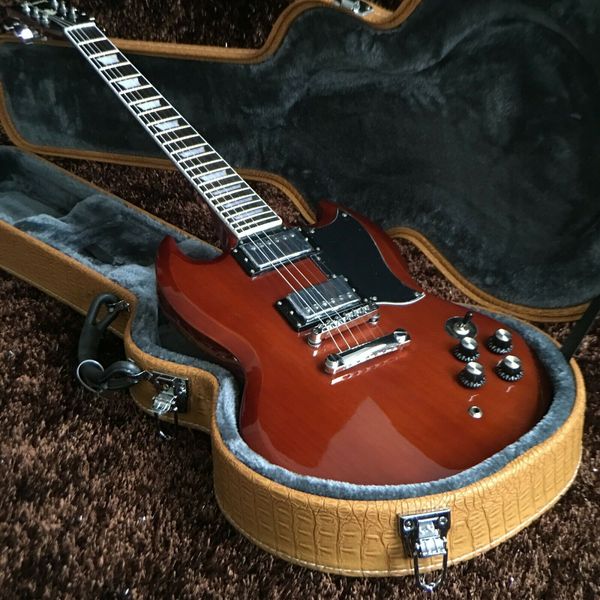 

diy brand new red 6 string sg electric guitar