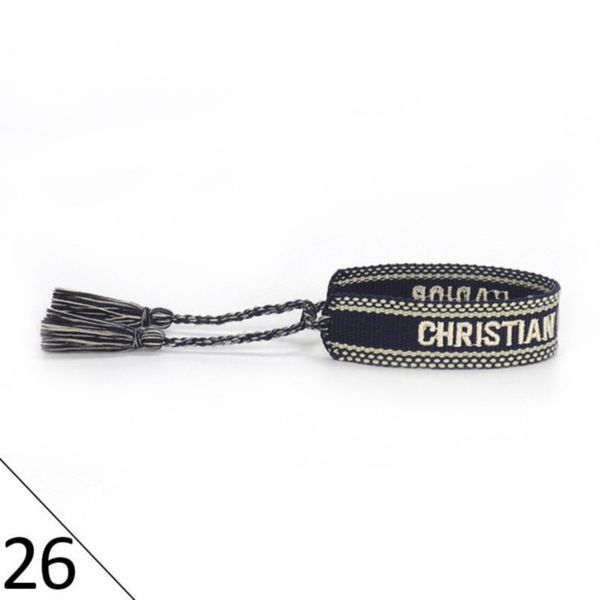 

designers fashion wovens friendship bracelet for luxury brand handmade braided bracelets with tassel print embroidery men bangle code 20-38, Golden;silver